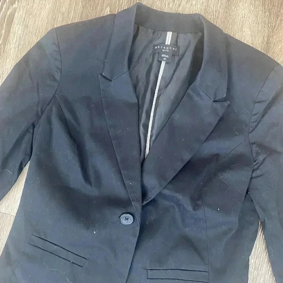 Womens Metaphor Black Blazer - 8P - Picture 2 of 7